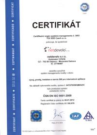 ČSN EN ISO 9001:2009