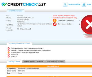 Informativní semafor v detailu objednávky