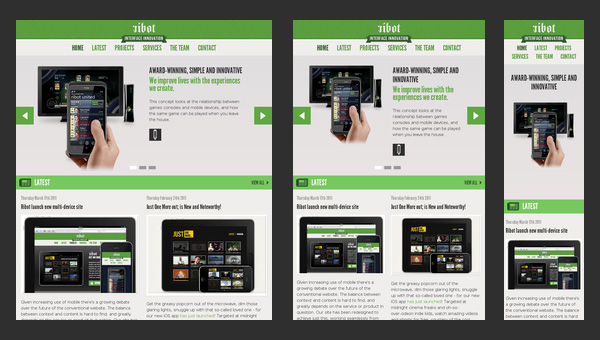 Responsive design - ukázka
